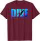 Dive Cozumel Mexico Diving Trip Scuba Diver Sharks Graphic T-Shirt - T-Shirt | Maroon