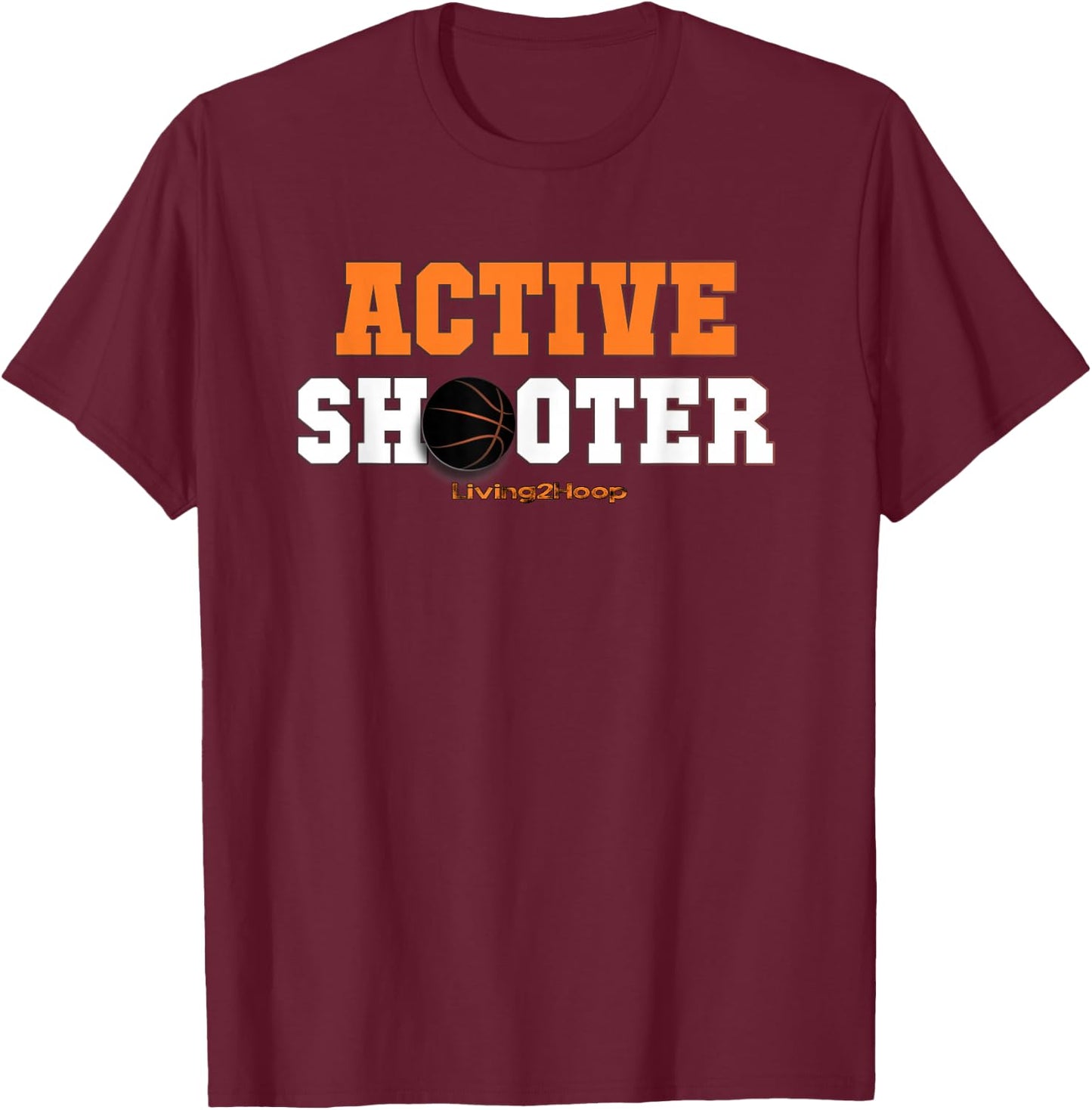 Shooters Shoot Basketball Clothing playing basketball sports T-Shirt - T-Shirt | Maroon