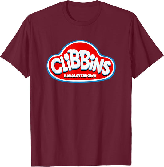 CLIBBINS - HADAYLAYERDOWN Gobbless Hoss Grass Clibbins T-Shirt - T-Shirt | Maroon