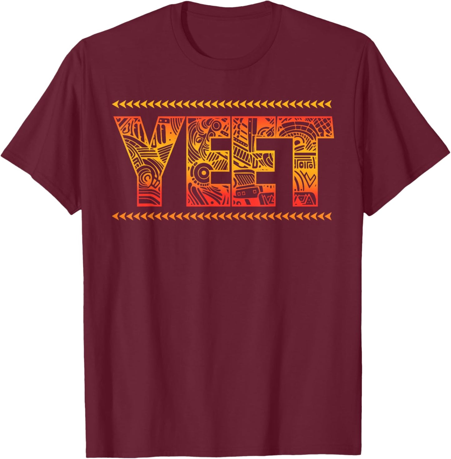 Yeet Funny Summer Saying Quote Slang Men Boys Kids Women T-Shirt - T-Shirt | Maroon
