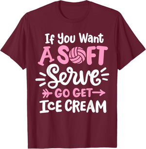 Volleyball T-Shirt - T-Shirt | Maroon