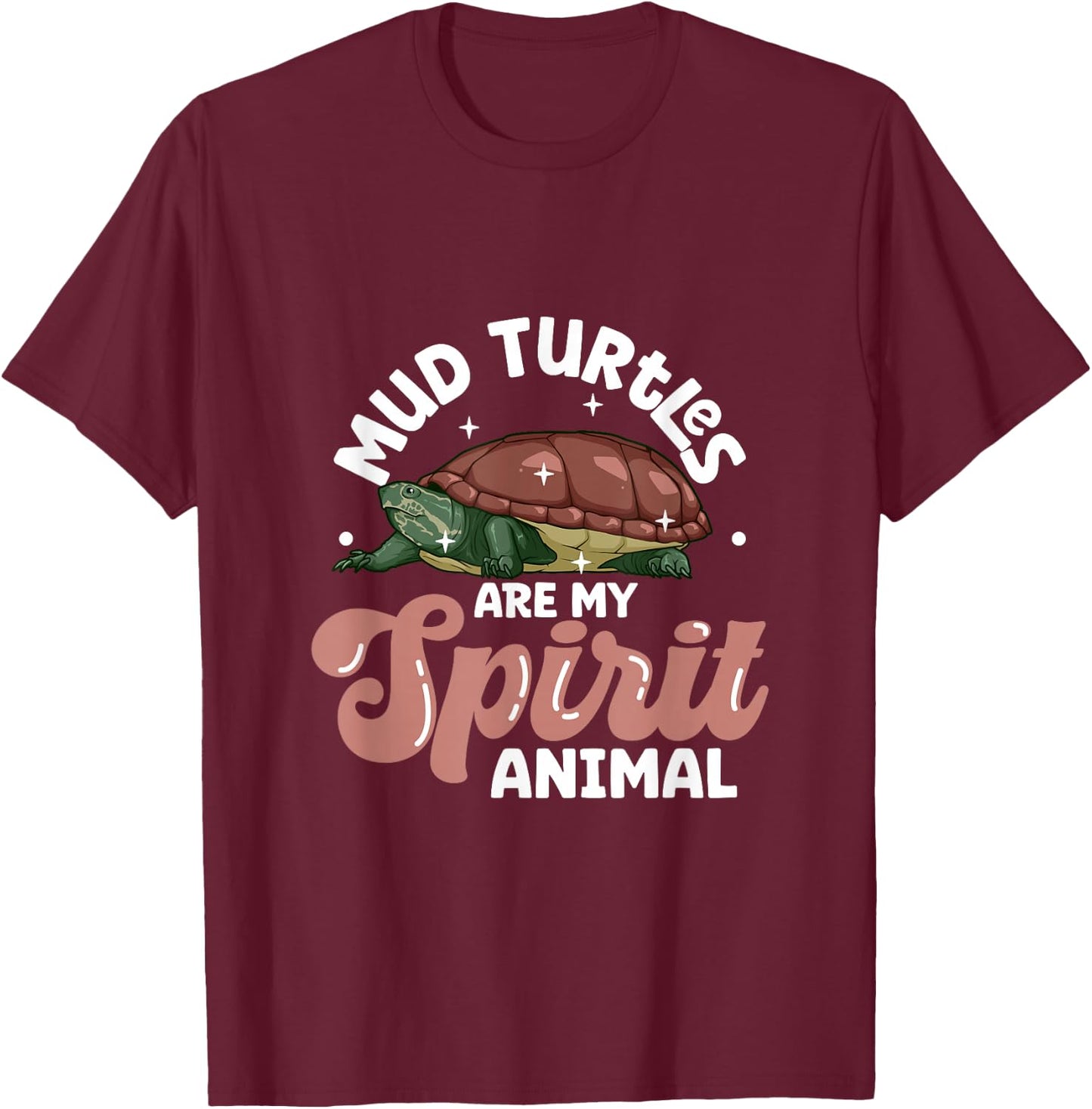 My spirit animal - Mud Turtle T-Shirt - T-Shirt | Maroon