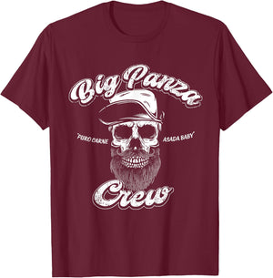 BIg Panza Puro Carne Asada Baby Crew T-Shirt - T-Shirt | Maroon