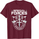 Green Beret De Opresso Liber T-Shirt - T-Shirt | Maroon