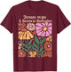 Jesus Was a Brown Skinned Refugee Kindness Christianity T-Shirt - T-Shirt | Maroon