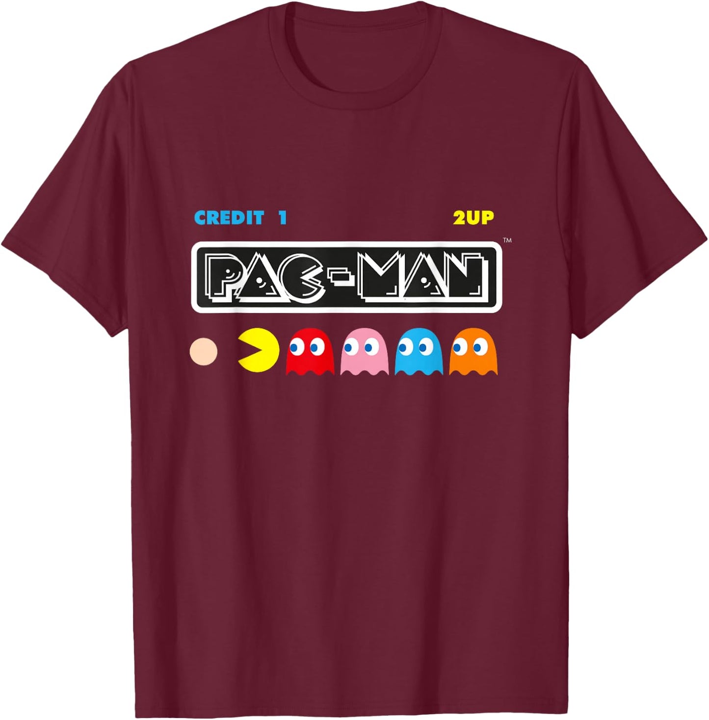 Pac-man T-Shirt - T-Shirt | Maroon