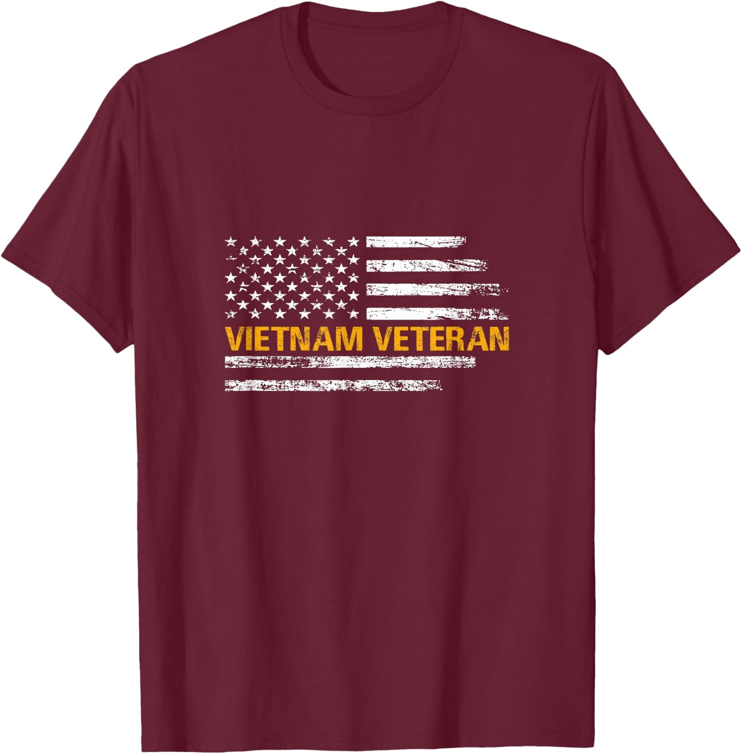Proud Vietnam Veteran Family Matching T-Shirt - T-Shirt | Maroon