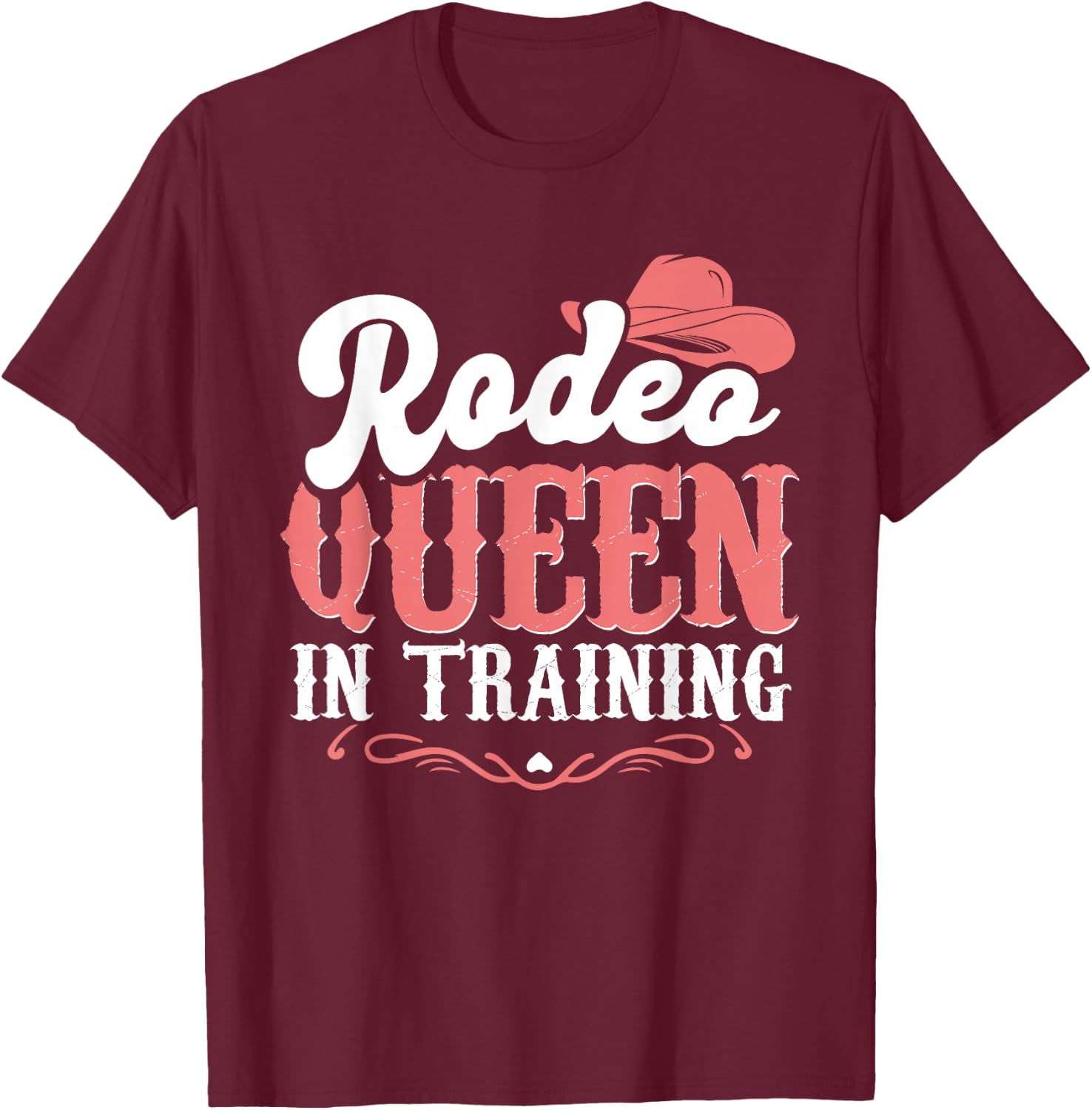 Howdy Equestrian Wild West Country Music Rider Rodeo Cowboy T-Shirt - T-Shirt | Maroon