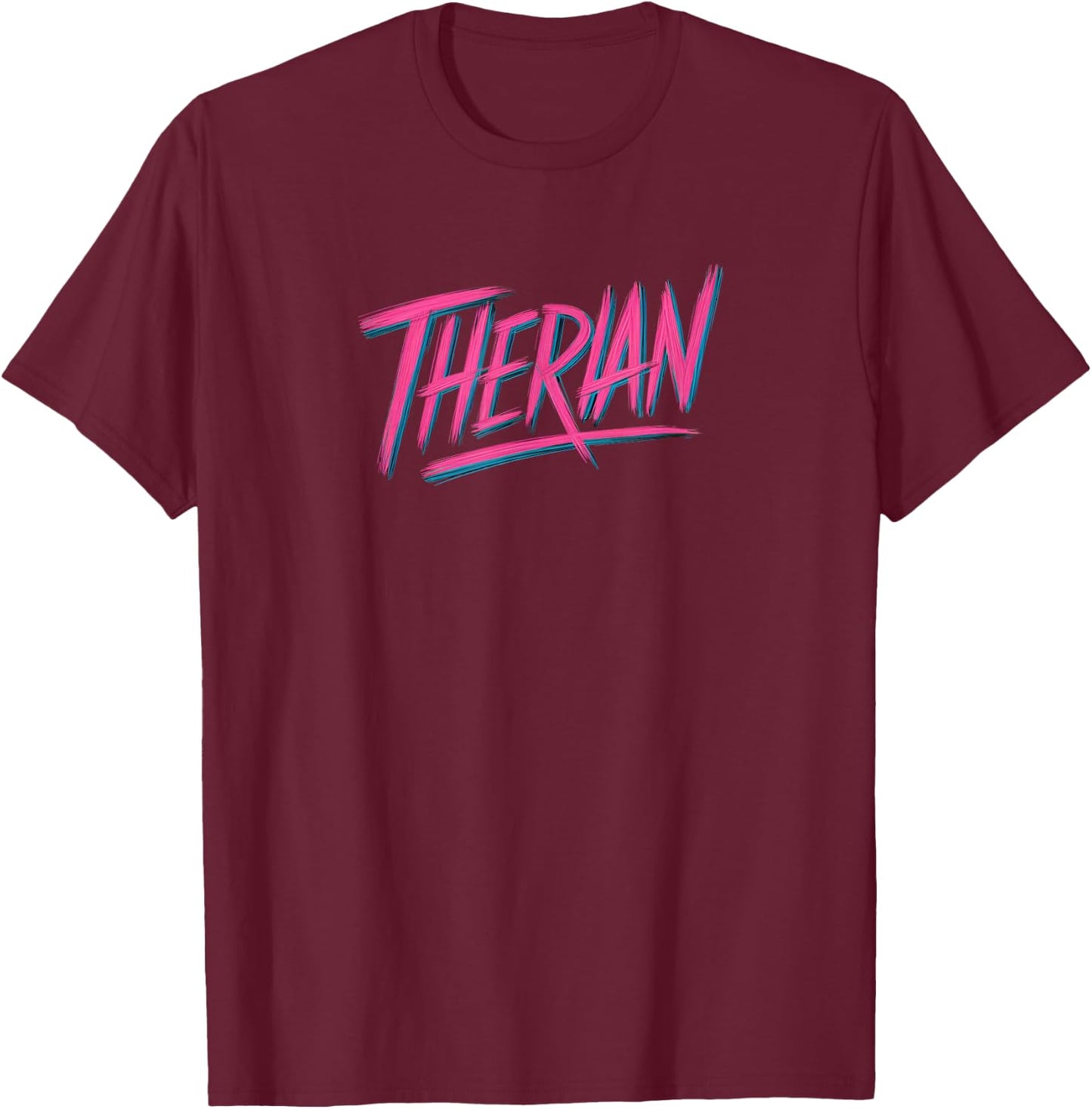 Pink Otherkin Modern Therian T-Shirt - T-Shirt | Maroon