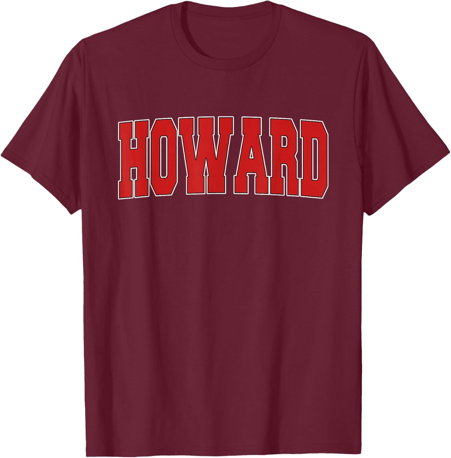 Howard WI Wisconsin Varsity Style USA Vintage Sports T-Shirt - T-Shirt | Maroon