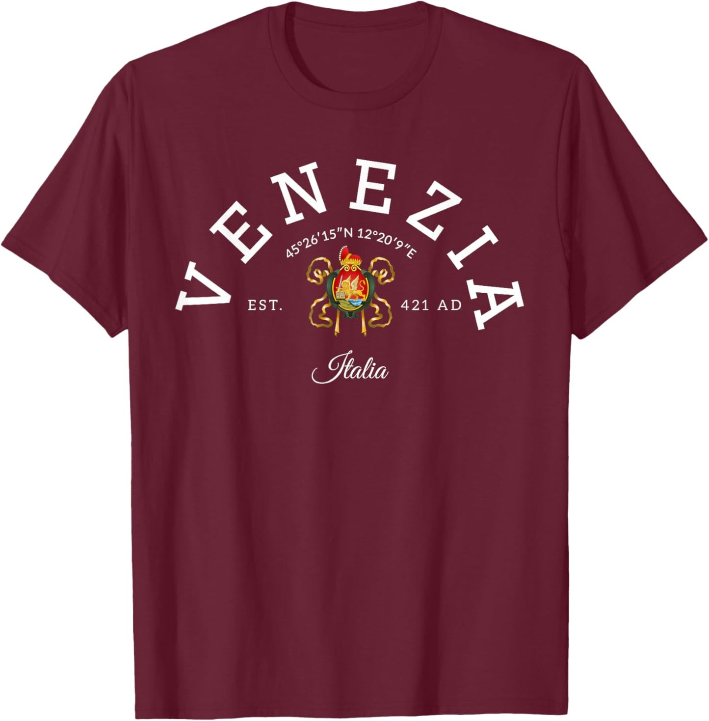 Venezia Italia trip Venezia Venezia Italy Venezia vacation T-Shirt - T-Shirt | Maroon