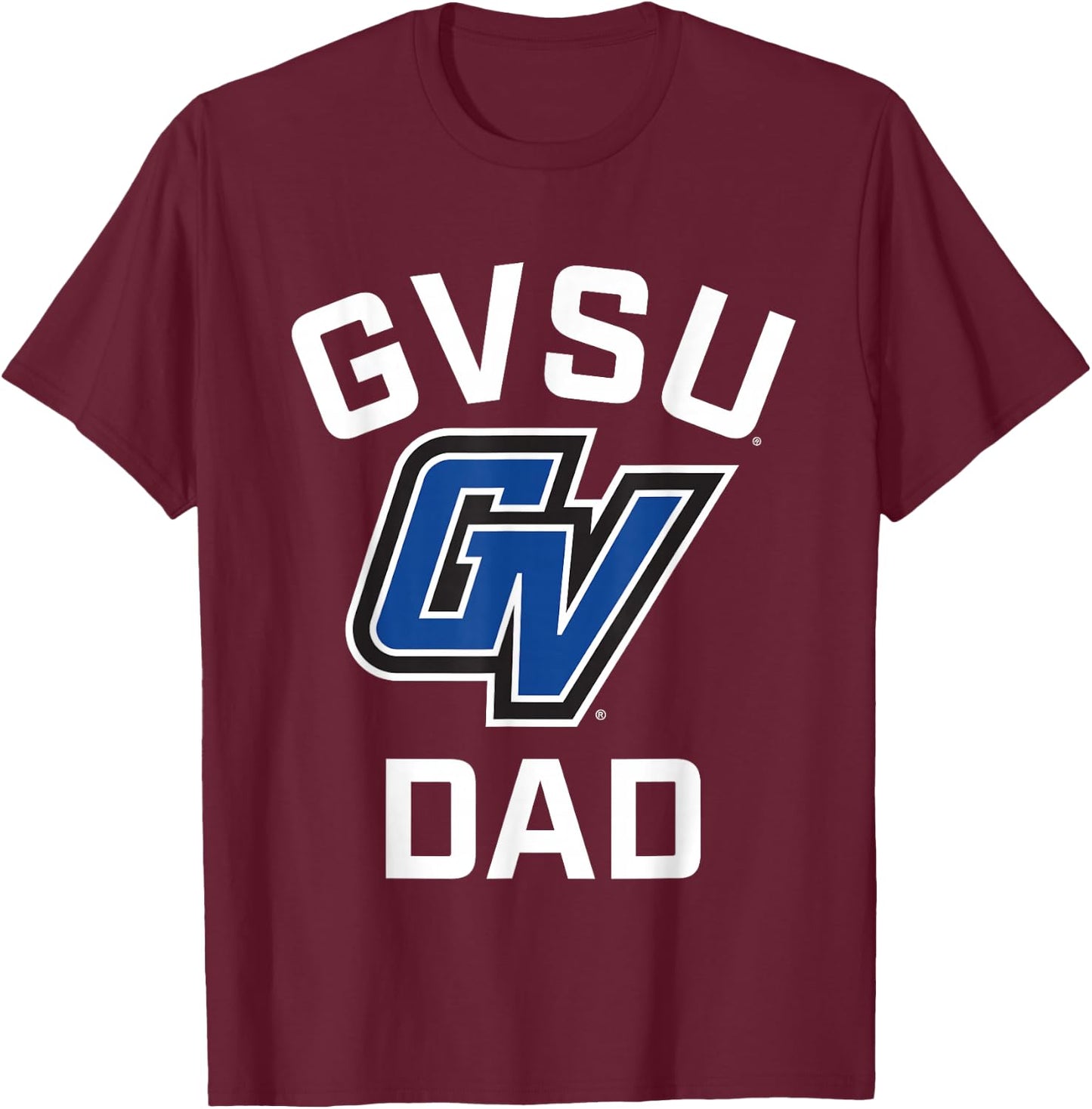 Grand Valley State University GVSU Lakers Arched Dad T-Shirt - T-Shirt | Maroon