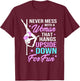 Pole Fitness Humor Funny Pole Dancer T-Shirt - T-Shirt | Maroon