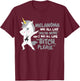 Funny Unicorn Melanoma Cancer Survivor Bitch Please Quote T-Shirt - T-Shirt | Maroon