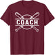 Baseball Coach Trainer Funny Vintage T-Shirt - T-Shirt | Maroon