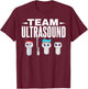 Sonographer Team Ultrasound Sonography Technician , Small, Black T-Shirt - T-Shirt | Maroon