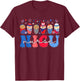 NICU Nurse Neonatal Intensive Care Unit Nurse 4th Of July Men T-Shirt - T-Shirt | Maroon