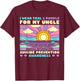 I Wear Teal & Purple For My Uncle Suicide Prevention Sunset T-Shirt - T-Shirt | Maroon