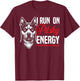 Pitsky Owner Dog Lover Puppy Pit Bull Siberian Husky Women T-Shirt - T-Shirt | Maroon