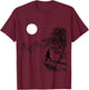 Rock On Bigfoot Hiding in Forest for Sasquatch Hunters T-Shirt - T-Shirt | Maroon