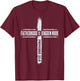 Fatherhood is Kingdom Work Christian Dad Men Father's Day T-Shirt - T-Shirt | Maroon