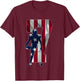 Number 7 Years Football 7th Birthday T-Shirt - T-Shirt | Maroon