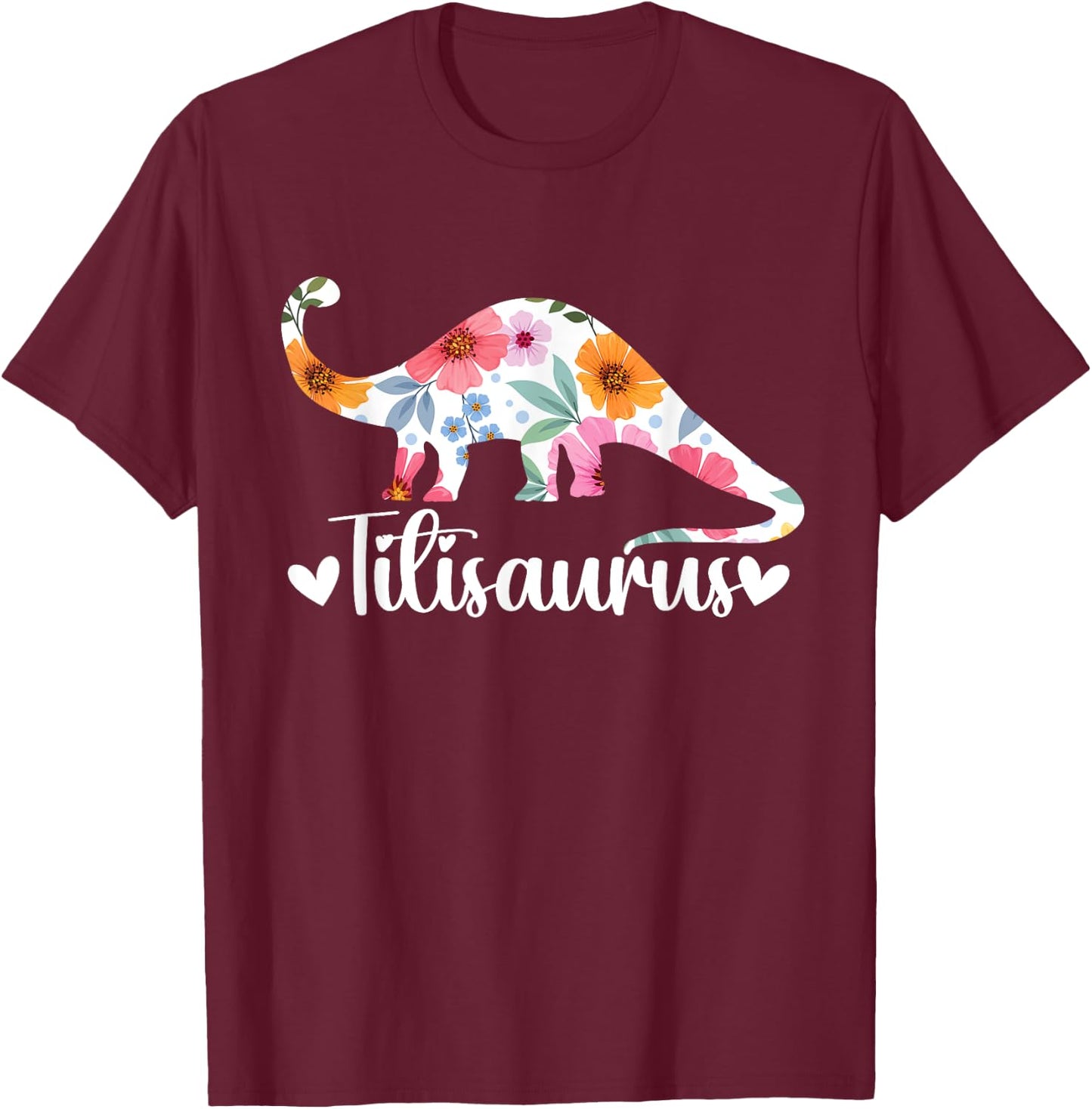Titisaurus Titi Aunt Titi Auntie Titi Aunts T-Shirt - T-Shirt | Maroon