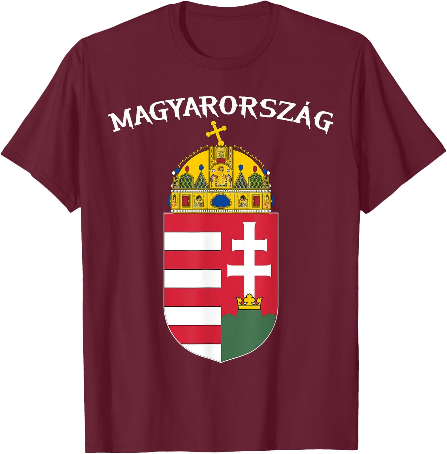 Magyarország, Hungary magyar zászló Hungarian Patriotic Flag Kids Men T-Shirt - T-Shirt | Maroon