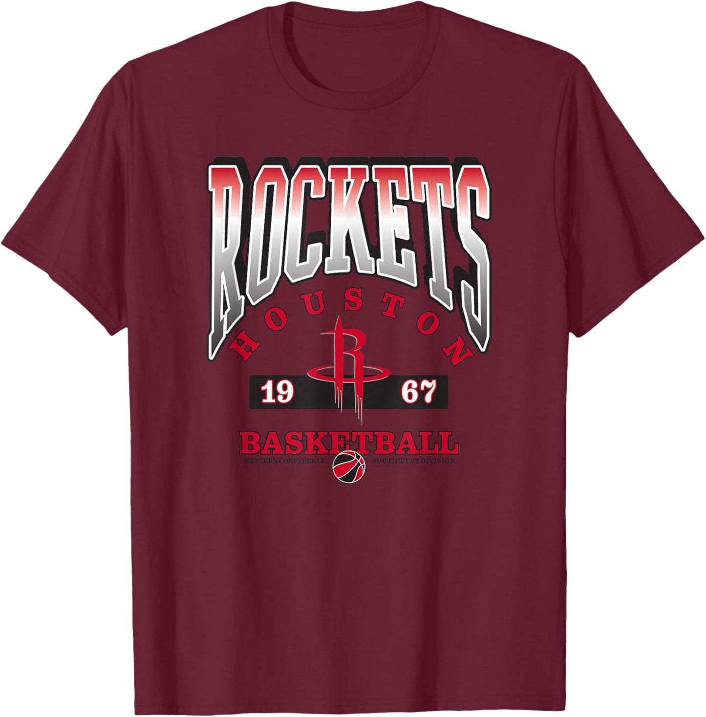 NBA Houston Rockets Homecourt Advantage T-Shirt - T-Shirt | Maroon