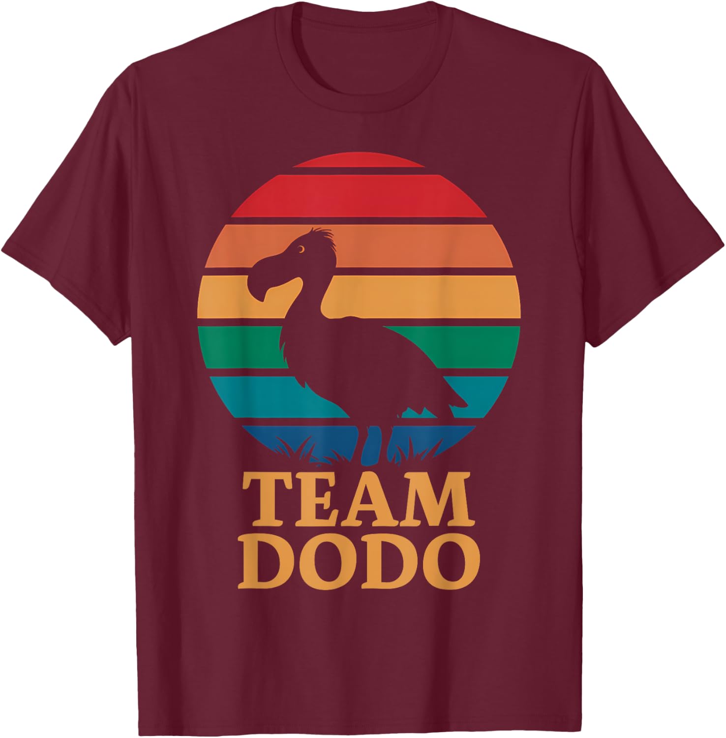 Team Dodo Bird Dodo T-Shirt - T-Shirt | Maroon