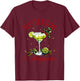 Mistletoe & Margaritas Apparel T-Shirt - T-Shirt | Maroon