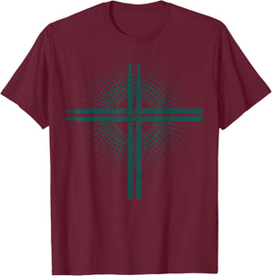 Christian Drummer Drumsticks Cross Drumming for Jesus T-Shirt - T-Shirt | Maroon