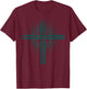Christian Drummer Drumsticks Cross Drumming for Jesus T-Shirt - T-Shirt | Maroon