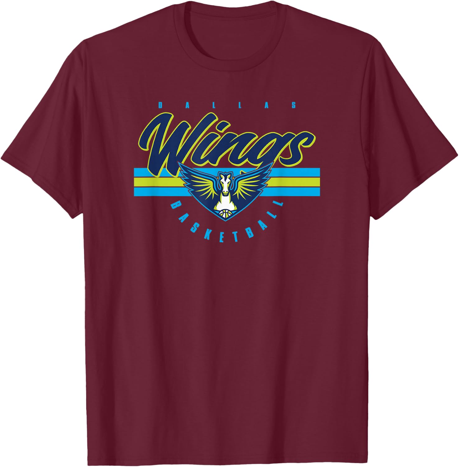 WNBA Dallas Wings Off The Bench T-Shirt - T-Shirt | Maroon