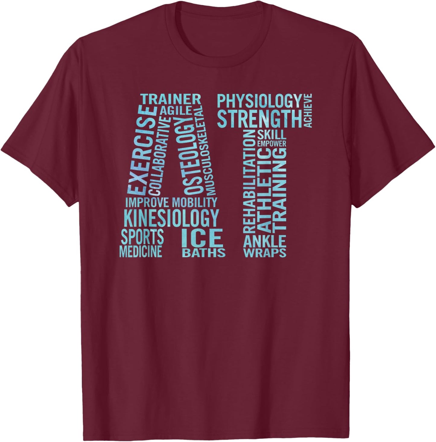 Athletic Training Gear Gift Certified Athletic Trainer T-Shirt - T-Shirt | Maroon