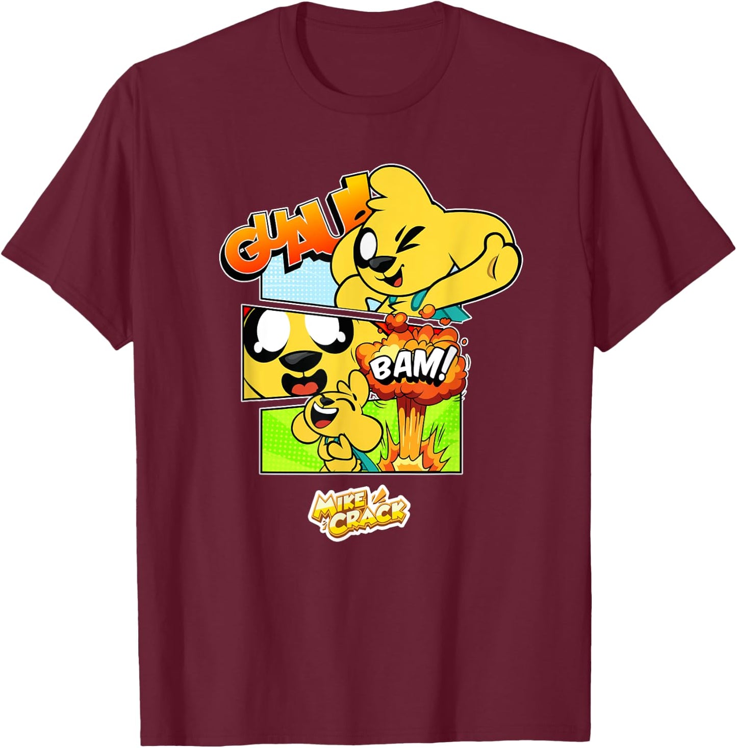 Mikecrack "El Youtuber más prro del mundo" T-Shirt - T-Shirt | Maroon
