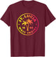 St Lucia Colorful Palm Tree Tie Dye Boys Girls Souvenir T-Shirt - T-Shirt | Maroon