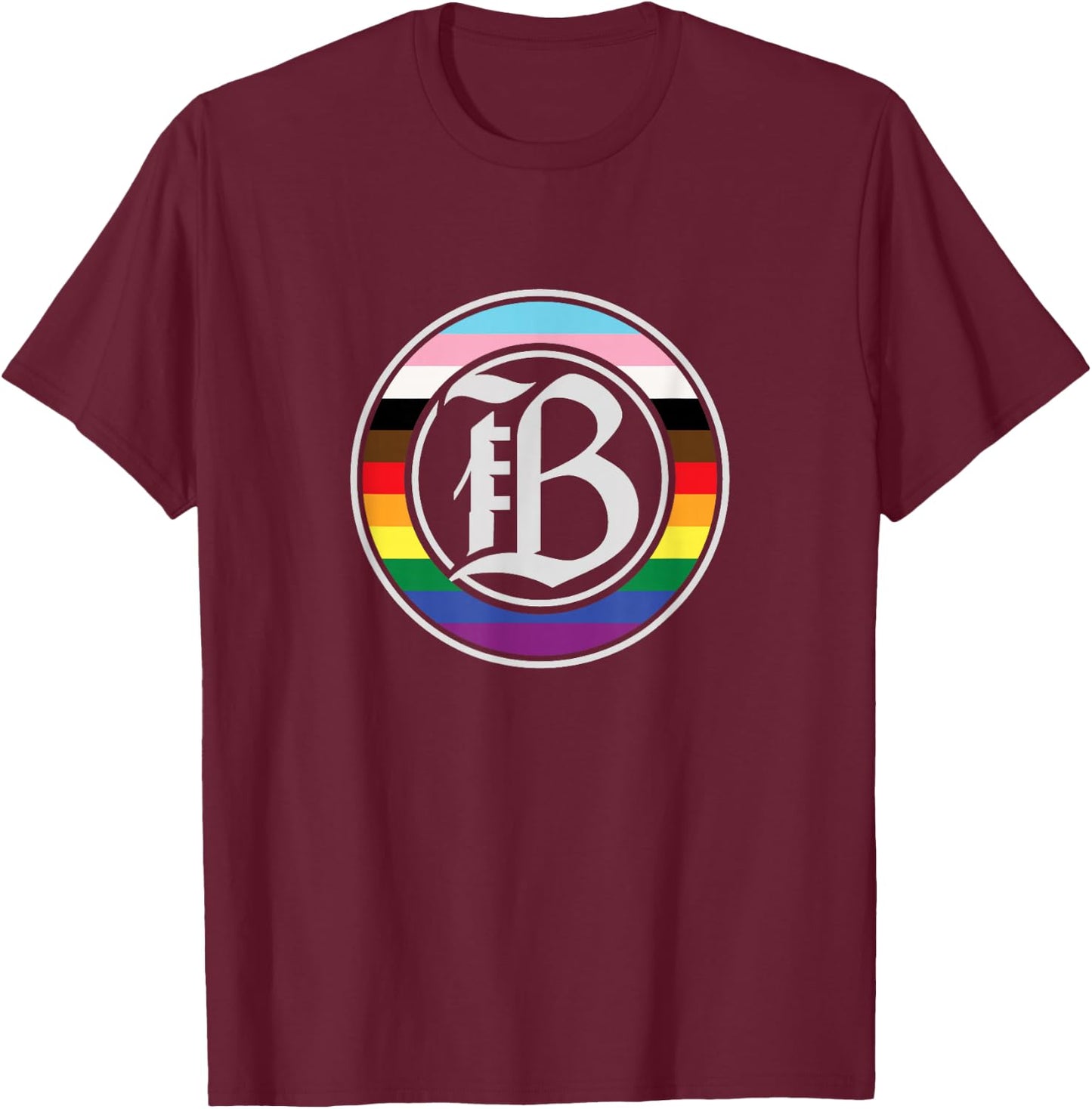 NWSL Bay FC Pride Logo T-Shirt - T-Shirt | Maroon