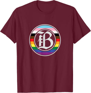 NWSL Bay FC Pride Logo T-Shirt - T-Shirt | Maroon