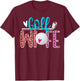 Golf Wife Of A Golf Player Leopard Golfer Wife T-Shirt - T-Shirt | Maroon