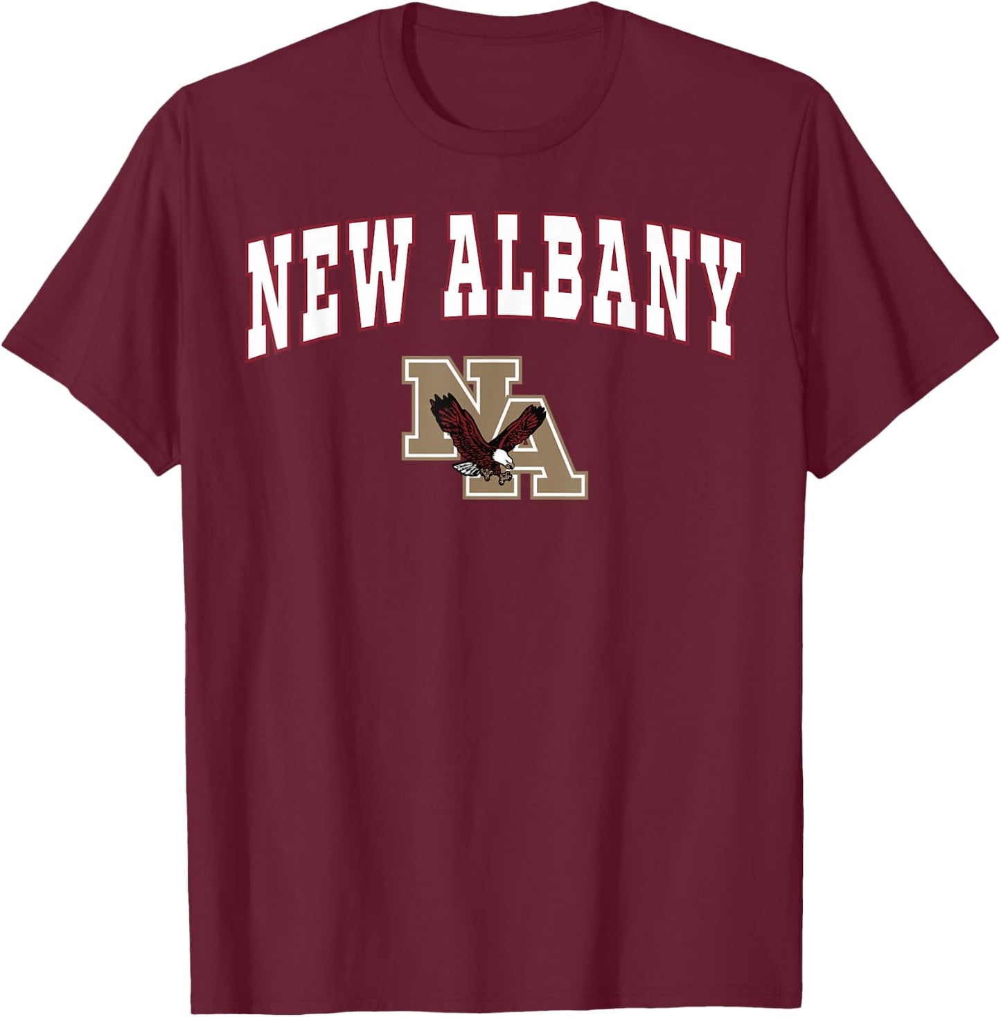 New Albany High School Eagles T-Shirt - T-Shirt | Maroon