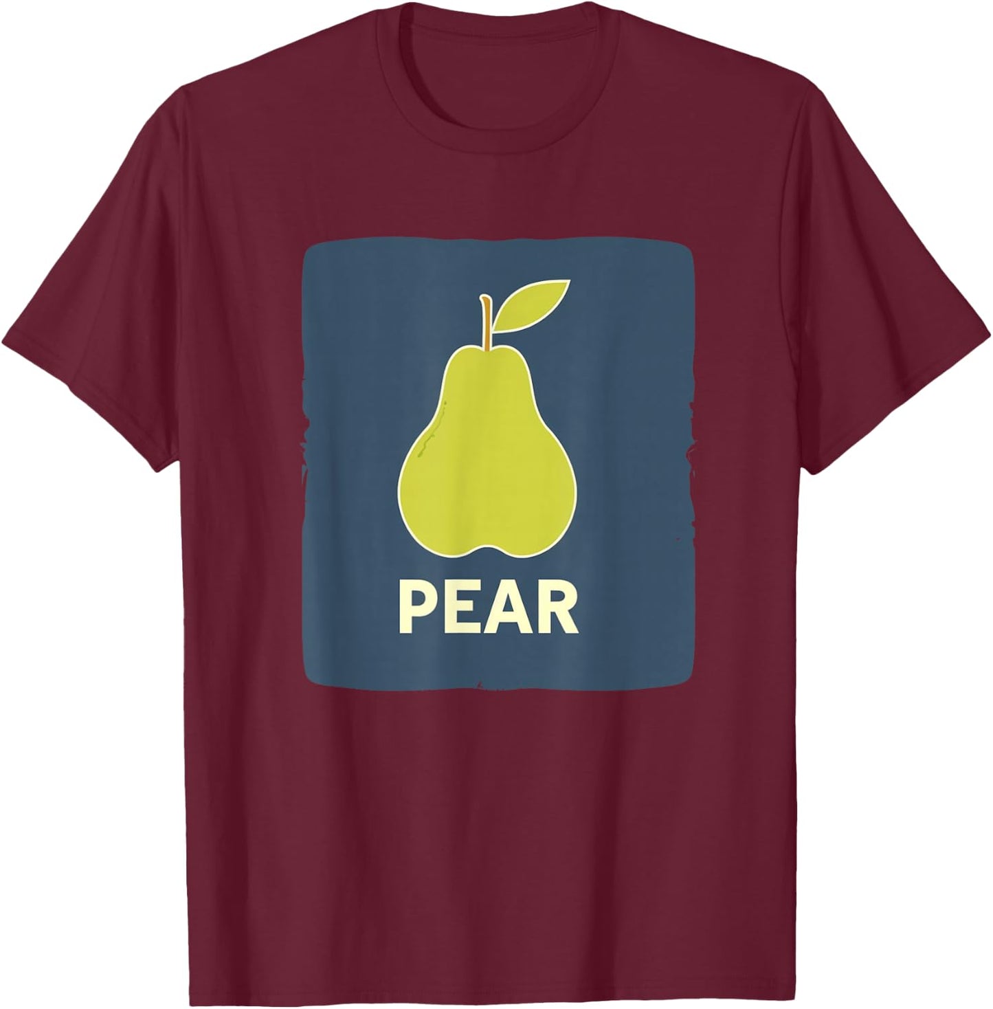 Pretty Pear Costume for funny Fruits T-Shirt - T-Shirt | Maroon