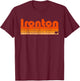 Ironton, Ohio Retro 80s Style T-Shirt - T-Shirt | Maroon