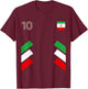 Retro10 Iran Football Iran Soccer Iran Flag T-Shirt - T-Shirt | Maroon