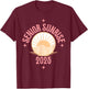 Magical Senior Sunrise 2025 High School 12th Twelfth Grade T-Shirt - T-Shirt | Maroon