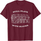 Car Guy Gifts,Mechanic,Engine Block, Still Plays with Blocks T-Shirt - T-Shirt | Maroon