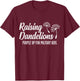 Raising Dandelion Purple Up for Military Kids Child Month T-Shirt - T-Shirt | Maroon
