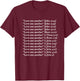 Love One Another Bible Verses Matthew 22 36 40 T-Shirt - T-Shirt | Maroon