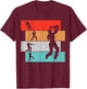 Cricket Player Girls Women T-Shirt - T-Shirt | Maroon