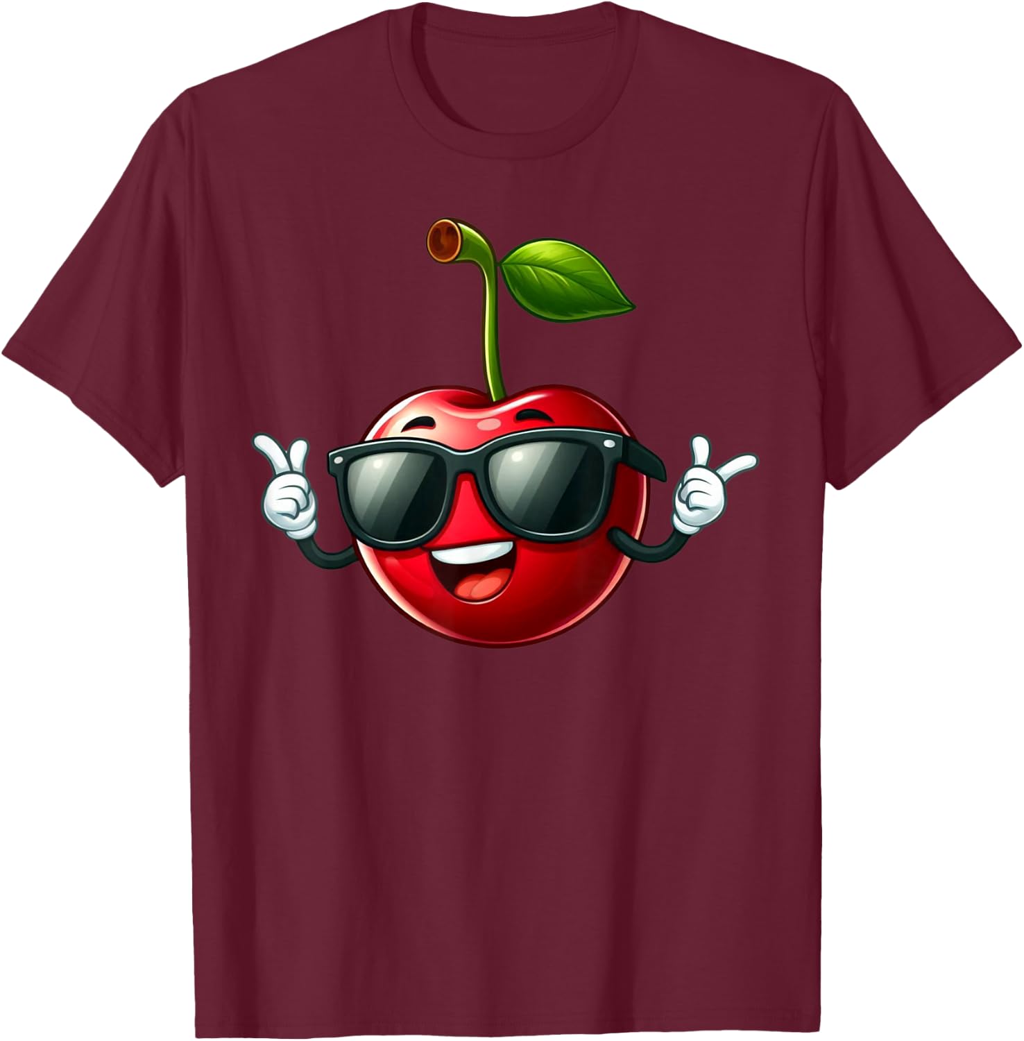 Beautiful cherry costume for boys and girls T-Shirt - T-Shirt | Maroon